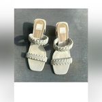 Dolce Vita Zeno Ivory Stella Women's Braided Faux Leather Strap Dress Sandal 9.5 Photo 3