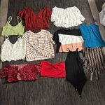 Crop tops White Size M Photo 0