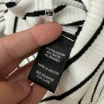 BKE Red by  Black and White Stripe Faux Henley Bodysuit- Size X-Small Photo 4