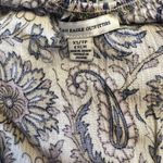 American Eagle flower print mini dress size XS blue on white cottage core Photo 4