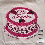 Forever 21 Vintage Cake Cream and Pink Graphic Short Sleeve Tee Photo 1