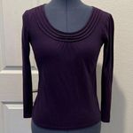 Loft petite long sleeve purple top Photo 0