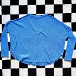 Urban Outfitters Blue Jojo Thermal Waffle Knit Cardigan Photo 2