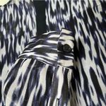 Armani Exchange  White, Purple, and Navy Button Up Blouse Size S Photo 4
