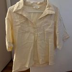 Bohme Cream Linen Top Photo 0