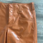 Free People Faux Leather Vegan Leather Wide Leg Pant Photo 1