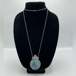 One of a kind jar necklace Blue Photo 1
