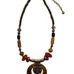 Chico's Chico’s Boho Beaded Choker Statement Necklace Photo 0