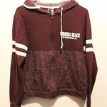 Virginia Beach hoodie Large dark maroon Red Photo 0