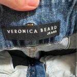 Veronica Beard  Marlene 12” Corset High Rise Distressed Flare Cropped Jeans 26 Photo 4