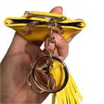 None NIB Mini Bag Charm Key Charm Coin Purse Keychain Pendant with Tassel Photo 5