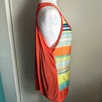 Ted Baker London Women’s Athletic Multicolored Sunset Beach Striped Print Orange Size 4 Photo 1