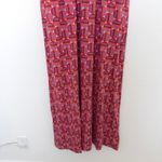 Garnet Hill Garnet Hill Womens Maxi Dress Size 14 Pink Orange Geo Surplice Boho Retro Chic Photo 2