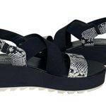 Sorel Women’s Cameron Platform Slingback Sandal Black Multi 8.5 Photo 4