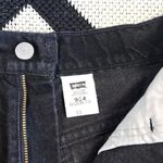 Levi's Vintage Levi’s Orange Tab 90s 954 High Waisted Cuffed Hem Denim Shorts in Black Photo 7