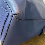 Milly ‎ satchel purse crossbody blue large zipper pockets handle Photo 5