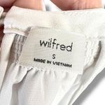 Wilfred Aritzia Patrice Halter Cut Out Tie Back Crop Top Ivory Size Small White Photo 7