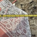 Vintage Slip Sleep Gown Pink Lace Sleepwear Size M/L Sexy Glamour Full Length Size M Photo 7