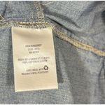 Attention Denim Mini Shirt Dress Womens L Drawstring Waist Western Coastal Cowgirl Pockets Photo 6