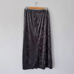 TR Bentley Plus Blue Velour Maxi Skirt SIze 2x Photo 1