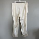 Chico's NWT  Shantung Ava Ankle Antique Ivory Silk Blend Pants Size 3 XL 16 Photo 1