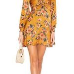 Free People Morning Light Floral Retro Printed Long Sleeve Mini Dress Size 0 Photo 0