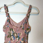 Reformation Light Pink Floral Mini Dress Photo 10