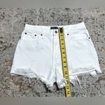 Abercrombie & Fitch Annie high rise white Jean shorts size 2/26 Photo 5
