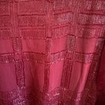 Michael Kors Michael - Shiny Plaid Ruffled Jacquard Mini Dress Photo 7