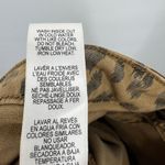 Frame  denim jeans size 30 cheetah skinny cargo cropped mid rise black tan pants Photo 10