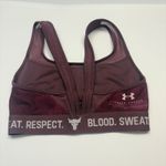 Under Armour Under‎ Armour Womens Blood Sweat Respect Project Rock Sports Bra Size Small Photo 8