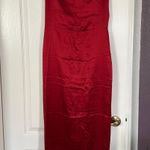 Reformation Frankie Silk Rosette Dress Photo 0