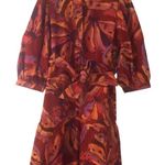 Farm Rio Banana Juice Balloon Sleeve Cotton Dress Photo 0