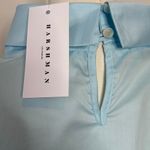 Harshman Womens Perry Cotton Tunic Light Blue White Blouse Size Medium Photo 7