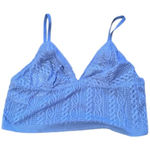 Aerie  Blue Wireless Unlined Pullover Bralette Sz‎ M NEW Photo 0