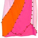 Colorful Retro Patchwork Top and Colorblock Skirt Set 2pc Set Pink Photo 3