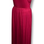 Boutique Womens Maxi Dress Sleeveless Tank Top Elastic Waist Scoop Neck Red 2XL Photo 6