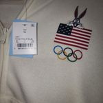 Looney Tunes United states bug bunny white women's crop top hoodie XL Photo 1