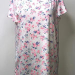 West Loop 2x$18  Size Large Multi Floral Print Tunic With Side Slits. New Photo 0
