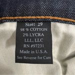 Free People We The People Bootcut Jeans Embroidered Midnight Wash Denim Western Size 29 Photo 6