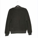 Zyia  Black Leopard‎ Flying V Fleece Jacket  Size M Photo 2