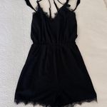 Miami Francesca's Black Lace Shorts Romper Sz XS Photo 10