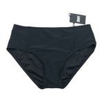 DKNY Black Bikini Bottoms High Rise 4-Way Stretch UPF 50+ Protection Size L Photo 2