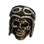 Boutique Skull Ring Men's Thick Chunky Ring Size 12 Goth Metal Moto Photo 0
