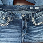 Miss Me Chloe Boot Jeans Size 28 with Rhinestones Photo 5
