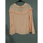 Copper Key Long Sleeve Ruffle Top Size Large Photo 1