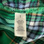 Aerie  Flannel Plaid‎ Top Women's Size S Green/Blue Button Down Front Pocket NWT Photo 4