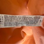 English Factory Solid Mini Dress Orange Coral Ruffle Sleeve Dress Pockets Large Photo 6