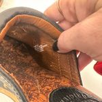 Lucky Brand  Brown Leather Maddox Wooden Platform Heels Size 6.5 Photo 3