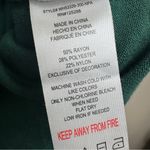 Rae Dunn  Merry Holiday Christmas Sweater Green Size Medium Photo 7